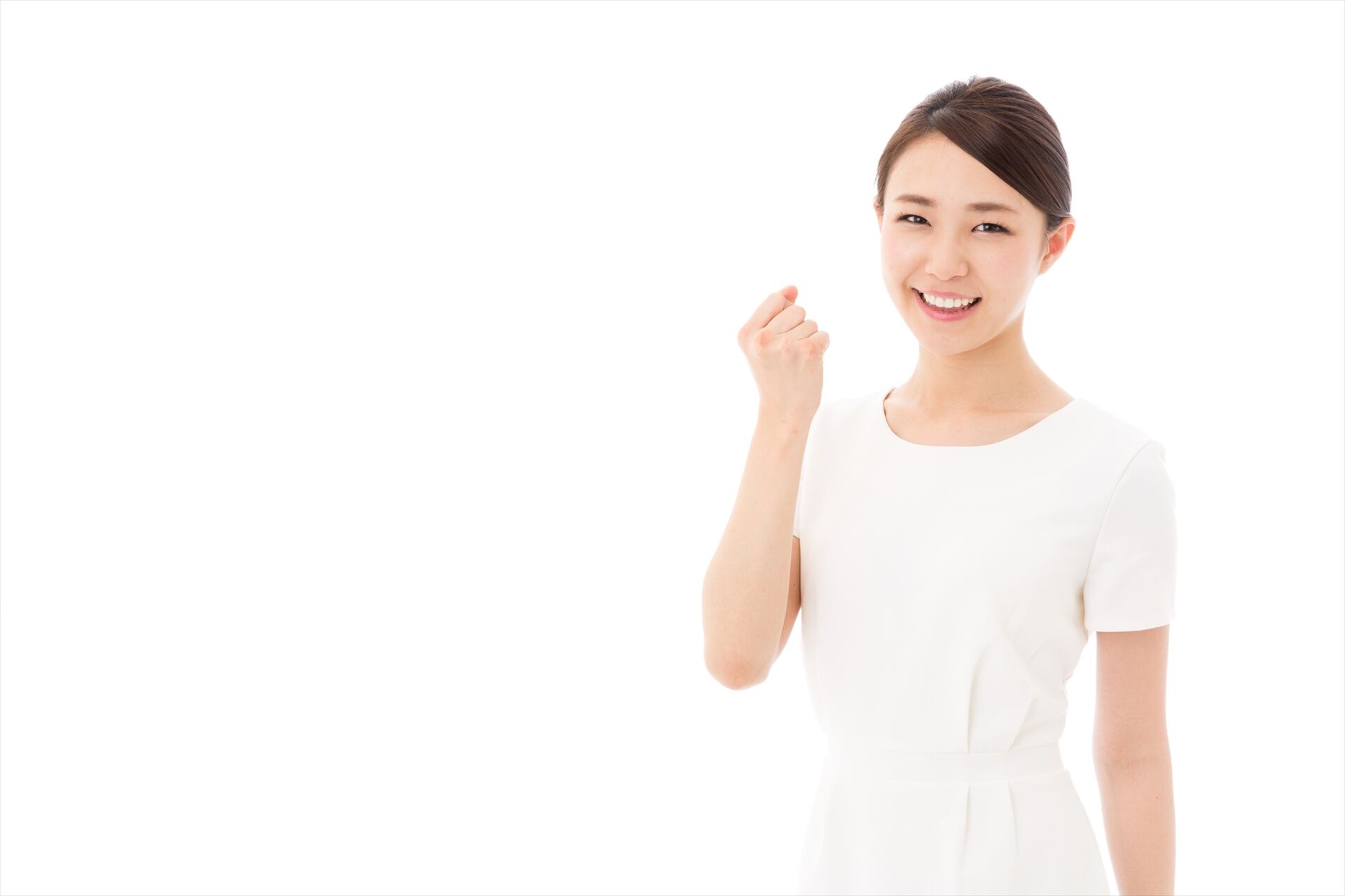 元気な女性スタッフ
